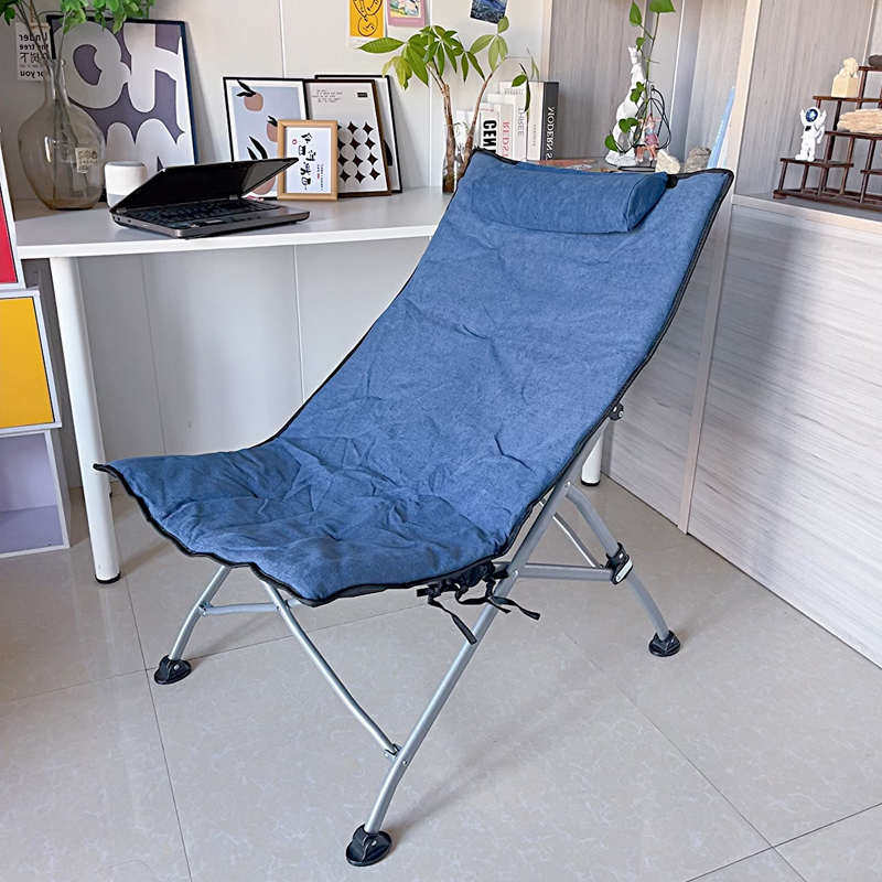 躺椅折叠午休办公室午睡椅靠背椅孕妇家用躺椅休闲椅阳台椅子便携