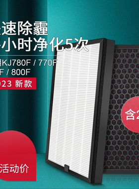 适配IAM空气净化器滤芯KJ800F 770F 780F 700F 768F复合滤网