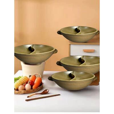 复古大容量金鱼刚虎头煲石锅火锅耐炖锅高温炖F768TMJ9不锅干烧裂