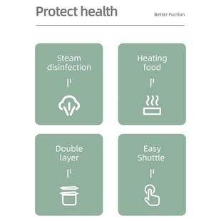 鲸毒之蒸汽消器大容量爱用婴儿奶瓶奶嘴消毒锅高温灭菌消家95709