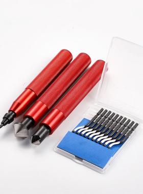 新品属铝刀柄BC2011修边铝柄修边WSB器快夹式刮刀柄全金加粗加长