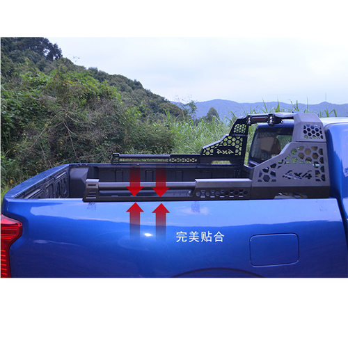 皮卡龙门架长城炮改装大将军锐骐6猛禽F150坦途防滚架车顶汽车