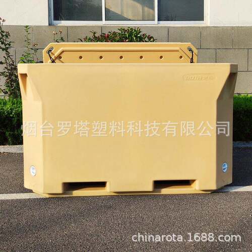 免费印刷Logo1000L保温周转箱食品保温箱冰块/粒水产海鲜保温箱