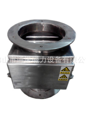 抽屉式布袋卡箍式除铁器 管道式粉料除铁器 食品级10000GS