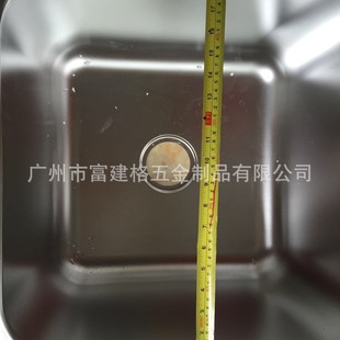 拉伸双槽带左洗刷台双池洗手台不锈钢水槽304带台工程加强加厚款