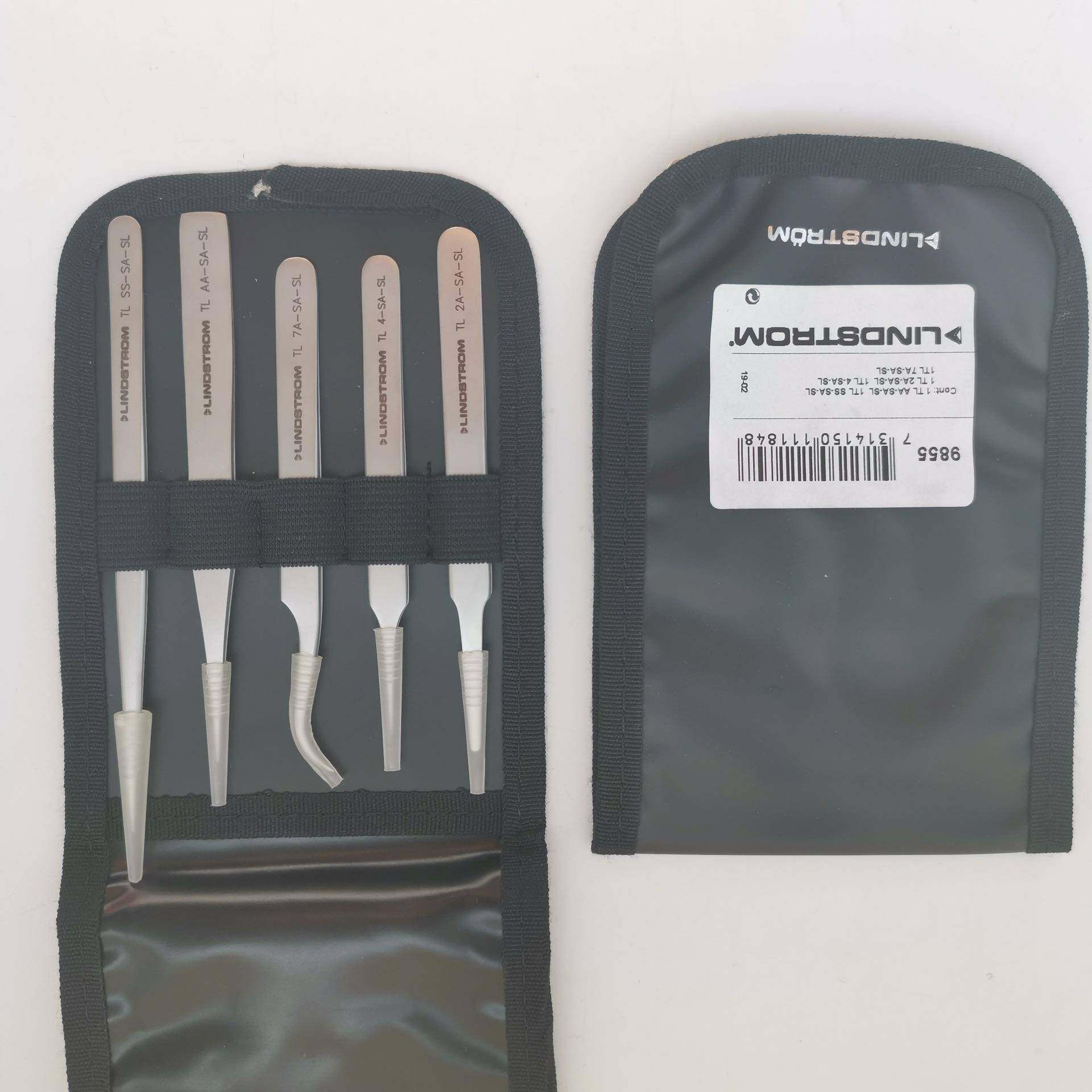 瑞典 LINDSTROM 98 55 5件套, 通用, 精准 镊子 98 57