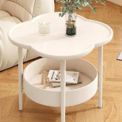 沙发边几可移动卧室床头柜奶油风茶几小桌子简约现代床边柜置