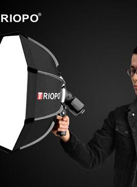 rio拍poT捷宝KS255KS八角柔光柔箱机顶光罩手持外摄影棚机顶闪光