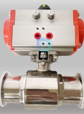 Q681F-16p    卫生级直通式气动球阀   AT双作用气缸   爆款