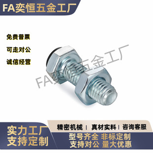 L60 L20L25L30L35L40L45L50 L70 M8M10M12 六角头带挡块螺栓TDB51