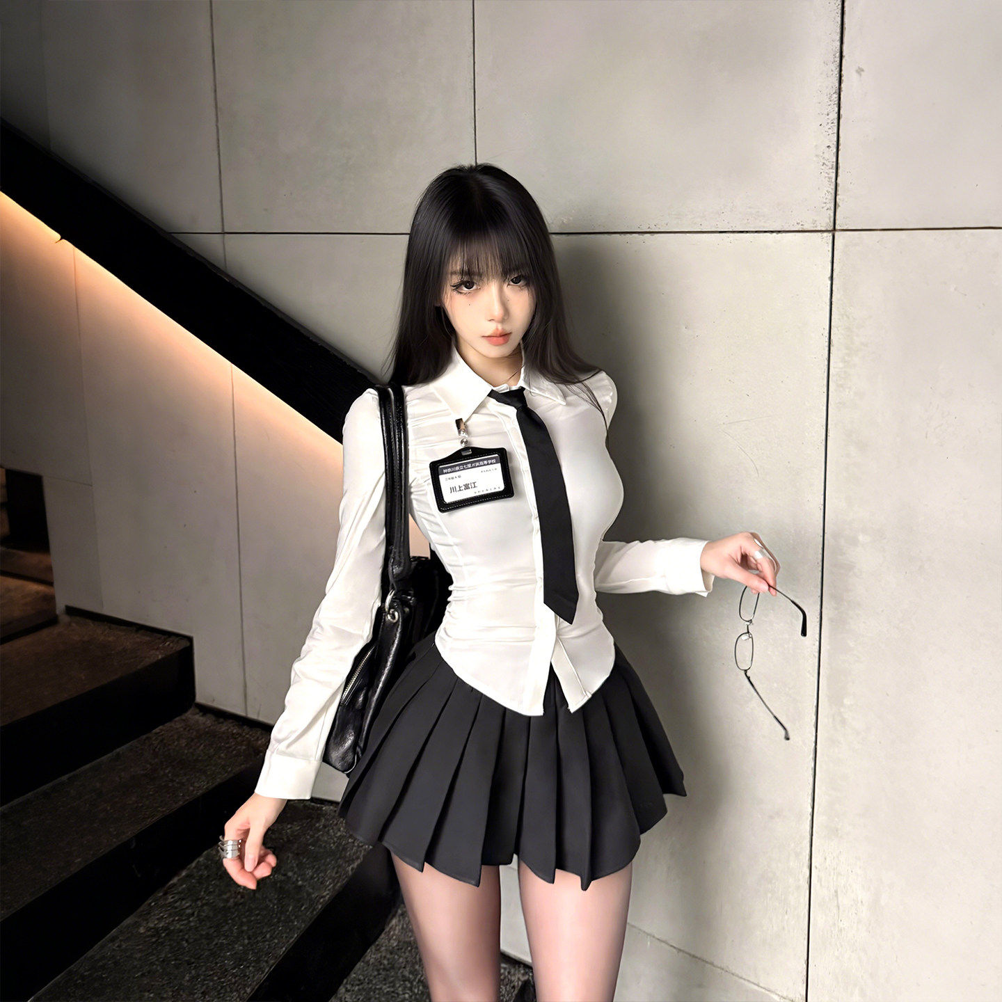 少女日记/火星jk白色弹力