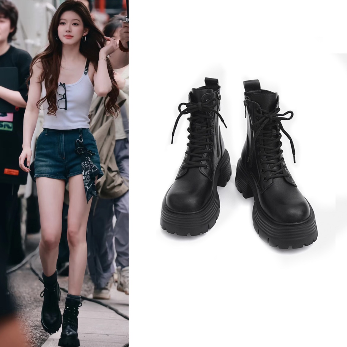 日本GP赵露思马丁靴女秋