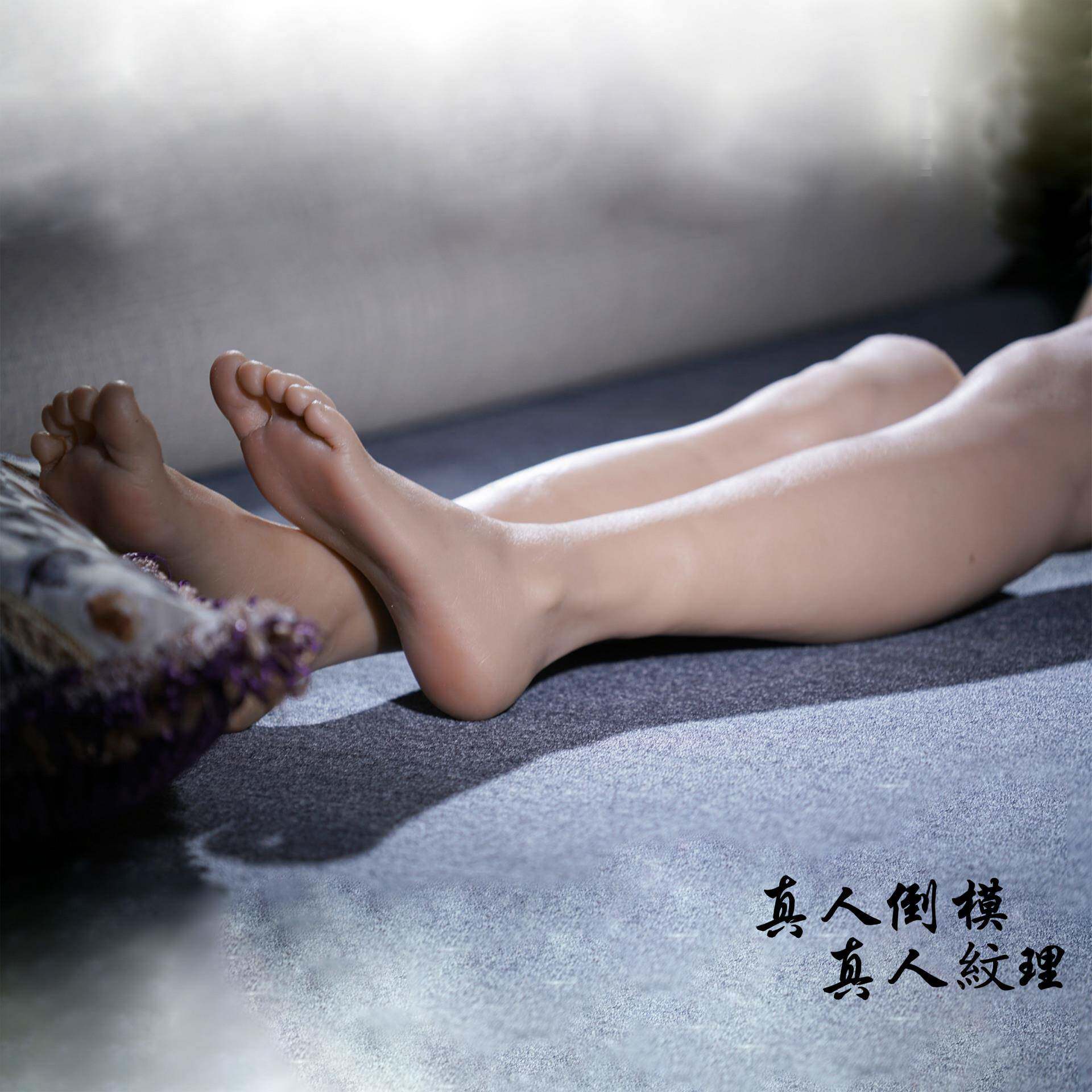真人倒模仿真足模仿脚模男假脚男真腿模型摄111影道4具401L