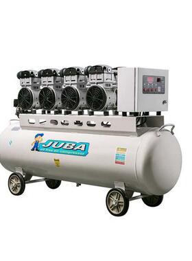 110V空压机美60H7Z标气压泵556500/600/50w80w工业无油静音泵空压