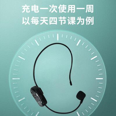 2W-02.4G无麦线耳耳麦小蜜蜂教学扩器音音响挂式头戴克风话筒通用