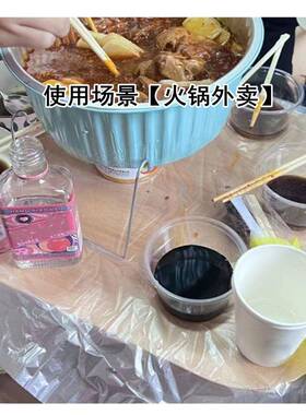 外一次性桌台布独立包装方防席水PTG白色卖塑料餐桌布居家餐厅酒