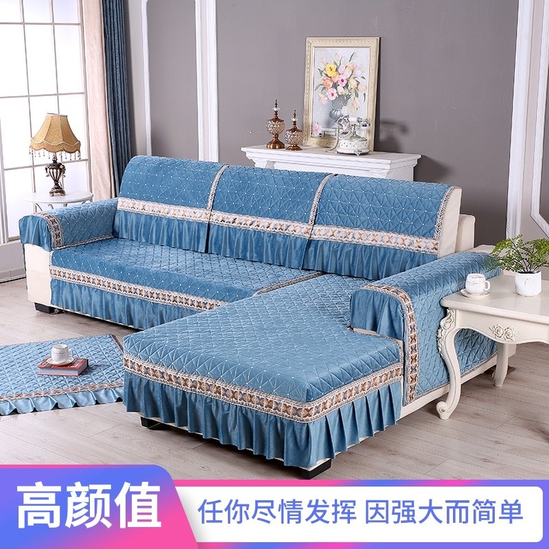 冬季沙发垫子加厚四季通用布艺防滑坐垫简约毛绒全包沙发套罩一套,居家布艺,沙发垫,淘宝优惠券,粉丝福利购,淘宝优惠卷