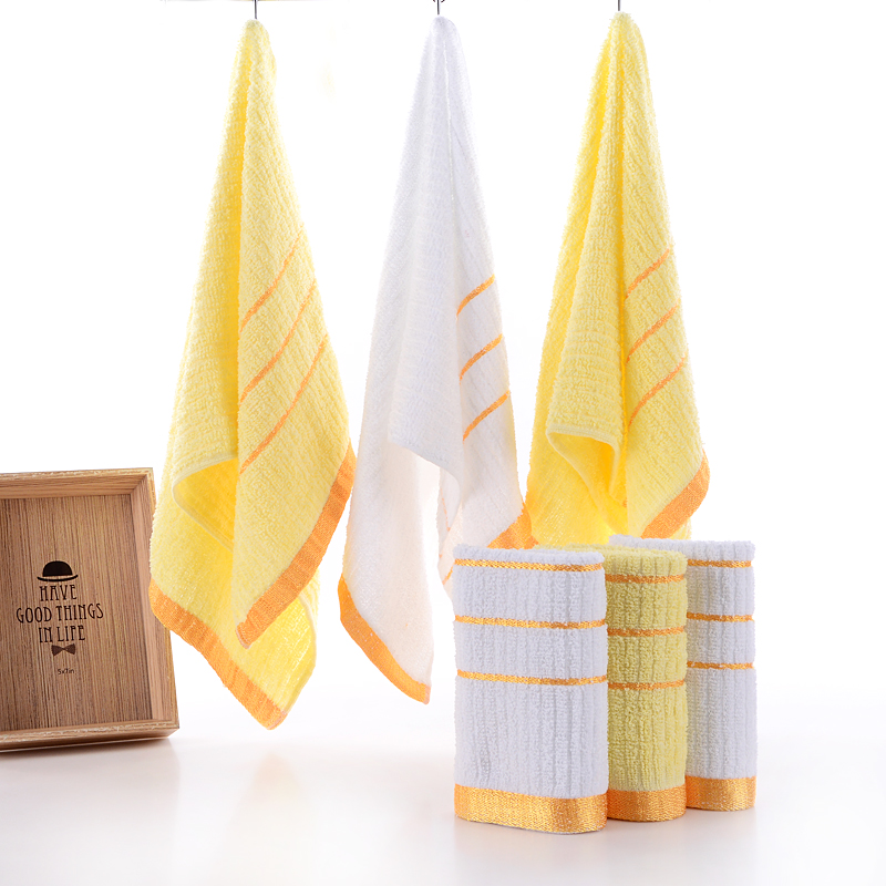 1件10条 宾馆酒店劳保洗浴桑拿足疗一次性纯棉白毛巾加厚吸水包邮