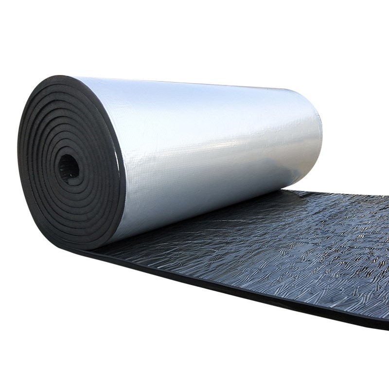 隔热棉耐高温防火自粘屋顶保温材料阳光房顶棚铝箔彩钢防晒隔热板