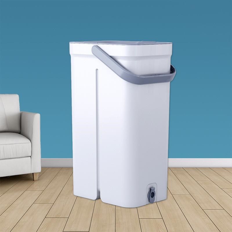 竖立挤水桶家用拖布桶长方形拖地桶单桶懒人免手洗涮洗拖把桶套装