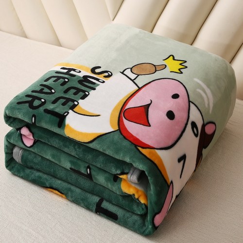 珊瑚绒床单单件双面加绒法兰绒毛毯单人宿舍冬季铺床毯子绒面垫单