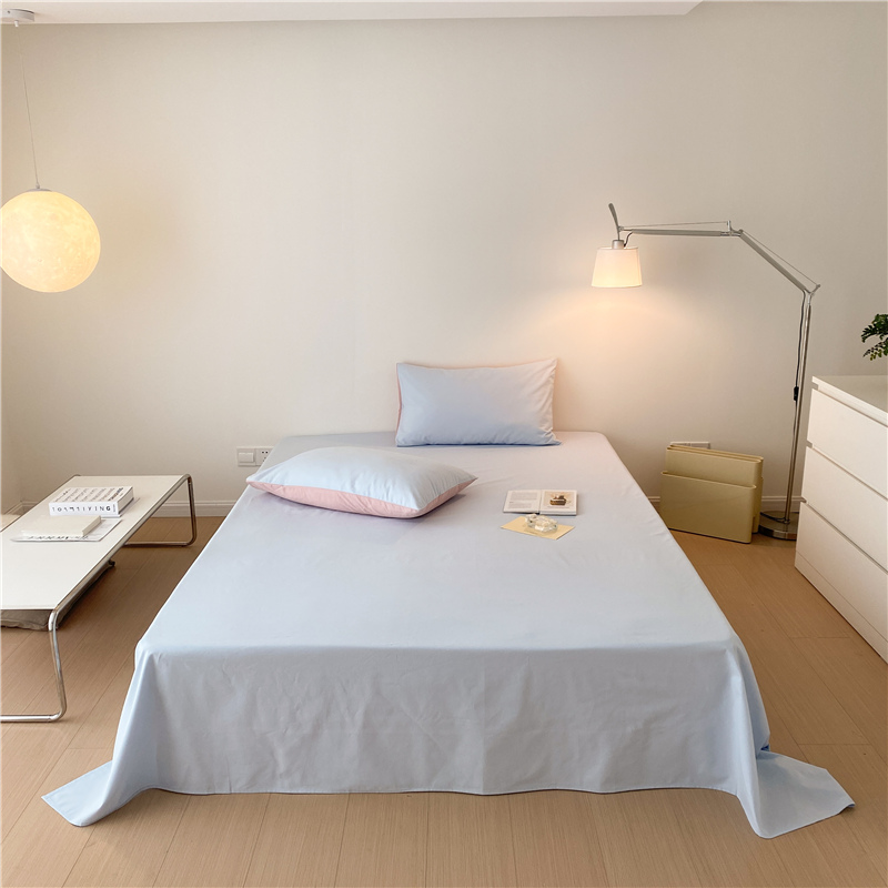 超柔60支全棉磨毛单件床单冬季素色纯棉磨绒保暖床笠床罩1.5/1.8m