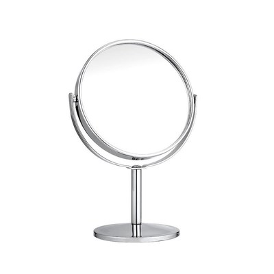 台式化妆镜男女欧式高清双面镜子超大号宿舍桌面公主梳妆一面放大