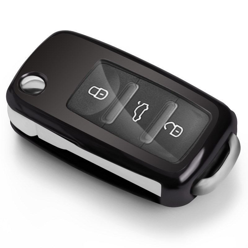 适用大众朗逸POLO帕萨特09/10/11/12/13/14/15款汽车钥匙套包扣壳