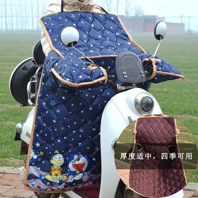 挡风被男士摩托车挡风被普通型电动车挡风被冬季加厚双面防水