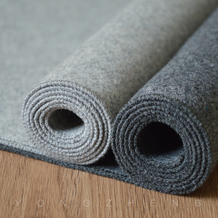 永正锁边加绒可水洗毛毡垫书画羊毛加厚画垫书法绘画专用桌布定制