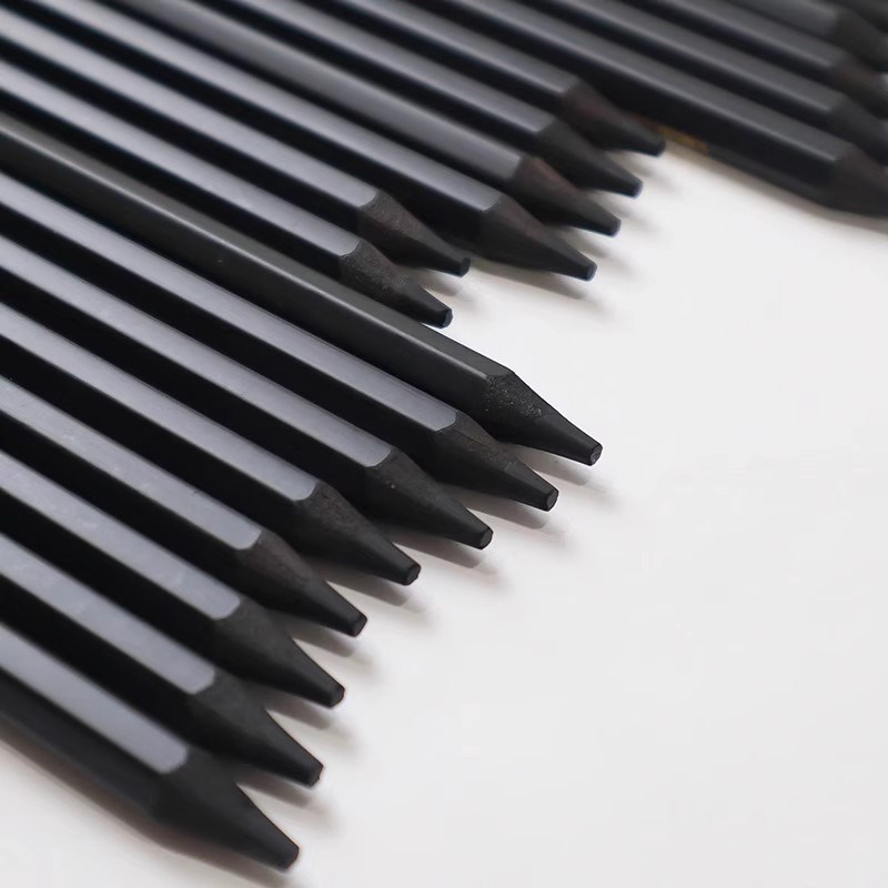 文萃极光14B16B全哑光铅笔速写素描碳笔碳铅铅笔软性初学者专用