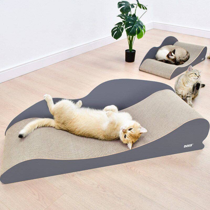 贵妃椅猫抓板沙发耐磨不掉屑超大号瓦楞纸猫抓板窝一体猫咪磨爪子