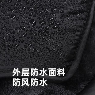 摩托车挡风罩防雨冬款 绿源电动车冬天挡风被冬季 加绒加厚s70新款