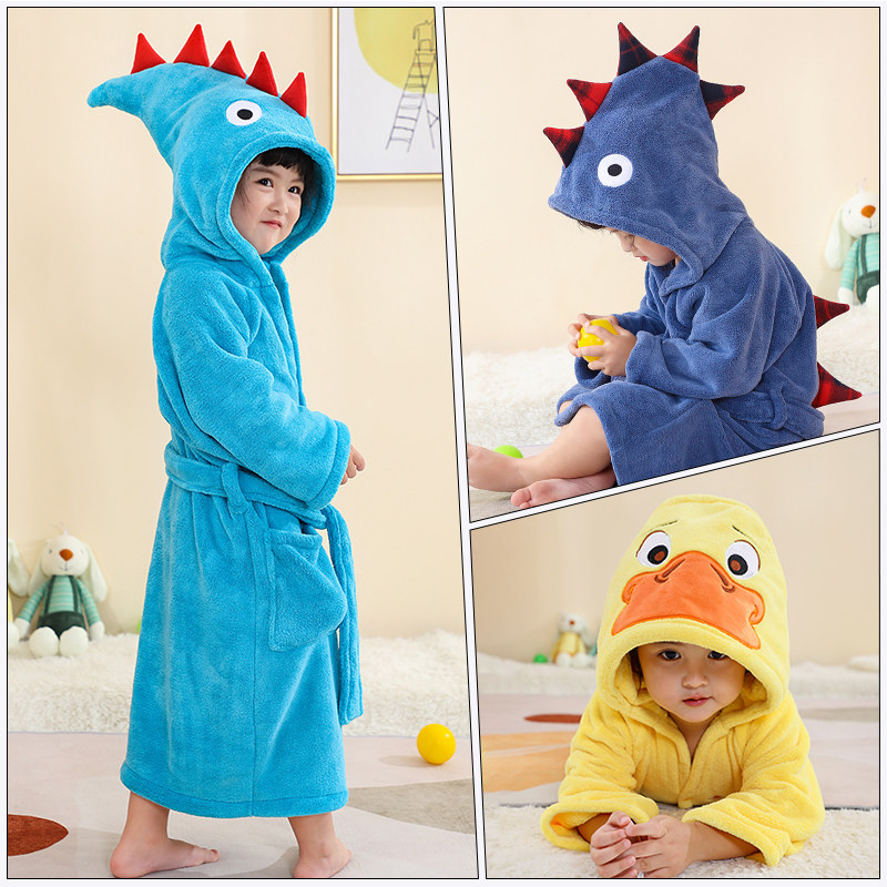 儿童浴巾浴袍秋冬宝宝带帽斗篷家用比全纯棉吸水女可穿专用大童男,婴童用品,浴巾,淘宝优惠券,粉丝福利购,淘宝优惠卷