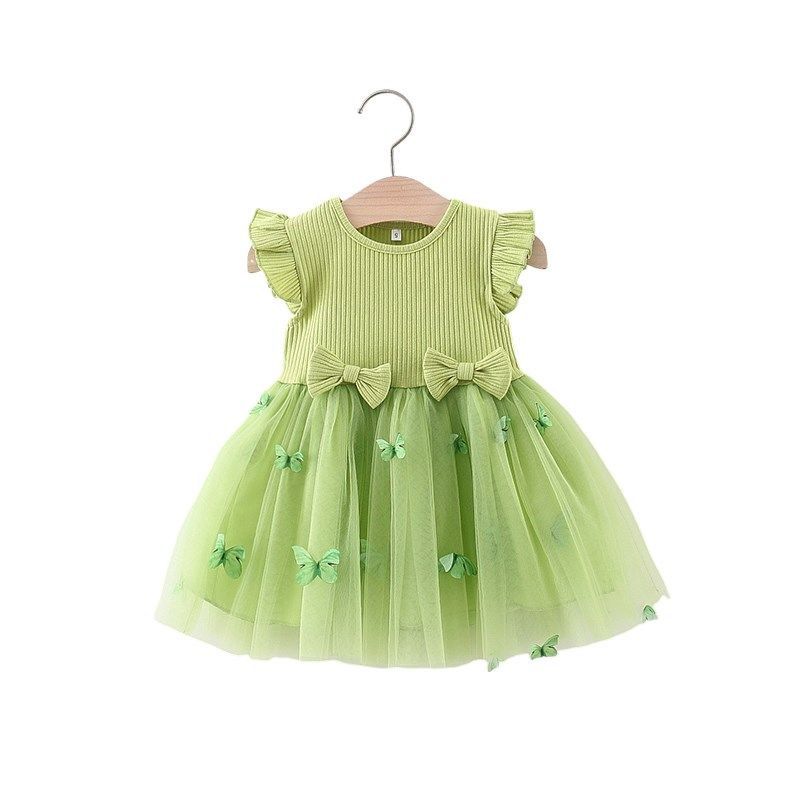 女童夏季连衣裙女宝复古国风旗袍1岁2洋气小女孩婴儿夏装公主裙子