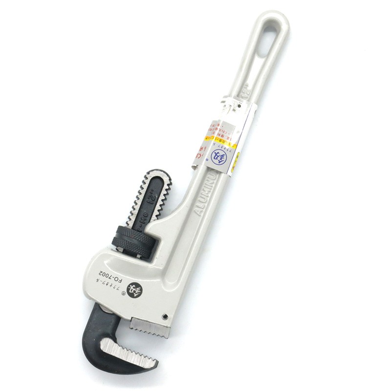 福冈管钳子家用小管钳万能快速水暖两用扳手大号多功能喉钳管子钳