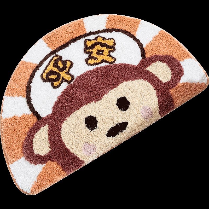 家用卡通半圆地垫卧室浴室门垫进门脚垫卫生间门口吸水防滑垫子,居家布艺,家用脚垫,淘宝优惠券,粉丝福利购,淘宝优惠卷