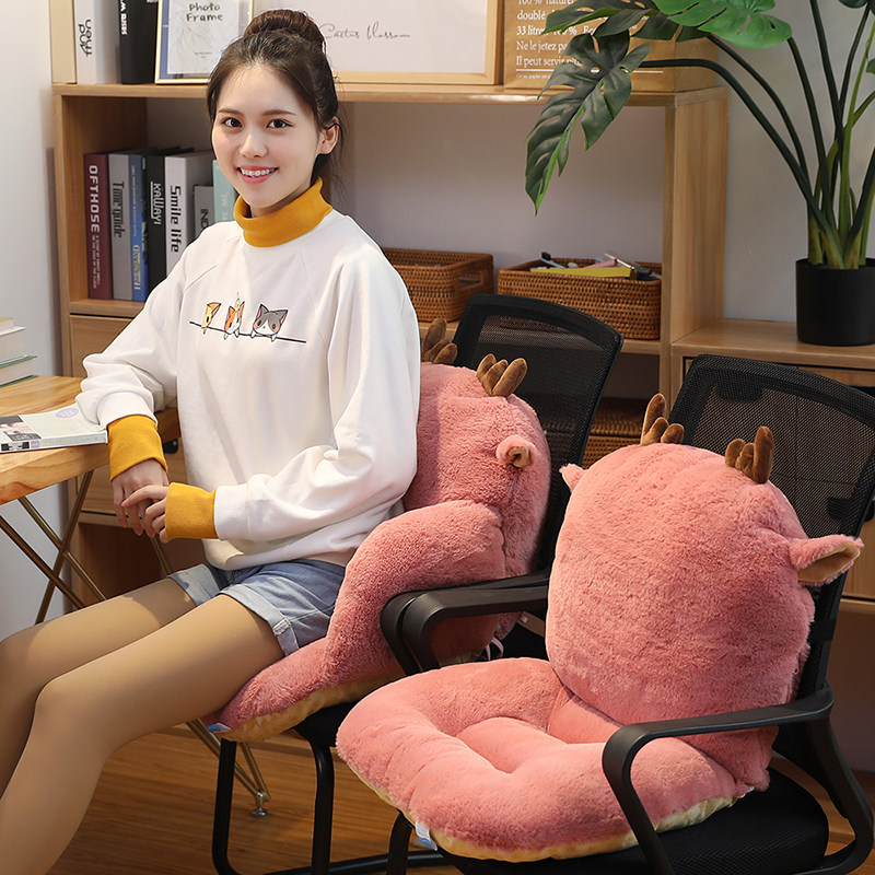 靠枕办公室腰靠护腰女沙发靠垫抱枕坐垫一体腰椎学生椅垫久坐靠背,居家布艺,腰靠垫,淘宝优惠券,粉丝福利购,淘宝优惠卷