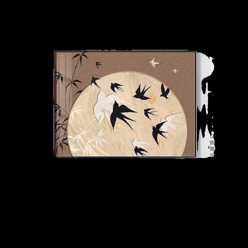 中古风餐厅电表箱装饰画复古客厅电闸箱遮挡壁画客厅电源开关挂画