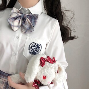 jk衬衫女秋冬新款2020年制服冬季加绒加厚学院风学生白色衬衣打底