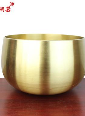 宇卓铜器纯铜磬黄铜磬铜鉢用品铜罄铜庆佛音碗