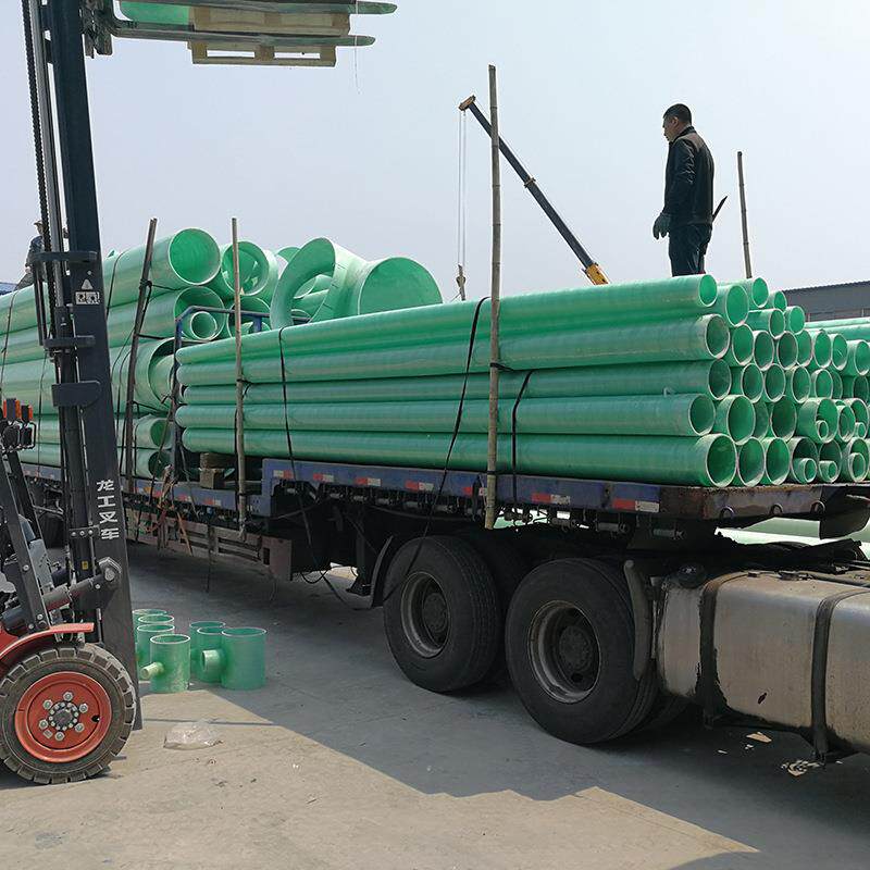 风玻璃钢管口道缠玻璃钢管绕管夹排砂管水排污管大径输水通管