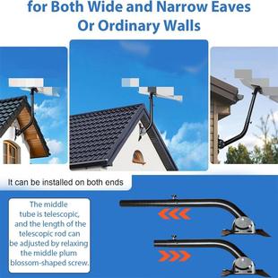 座支 底无品牌 户外设备支架代底可支伸缩款 三代四通座用架V3安装