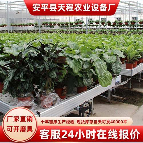 育苗水防培WLU专用自灌动溉移动苗床苗镀锌防腐锈潮汐苗床种植架