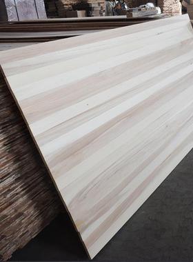 杨木直拼板家用修建木材柜板装材实木大板桌面板家XYP居衣板床板