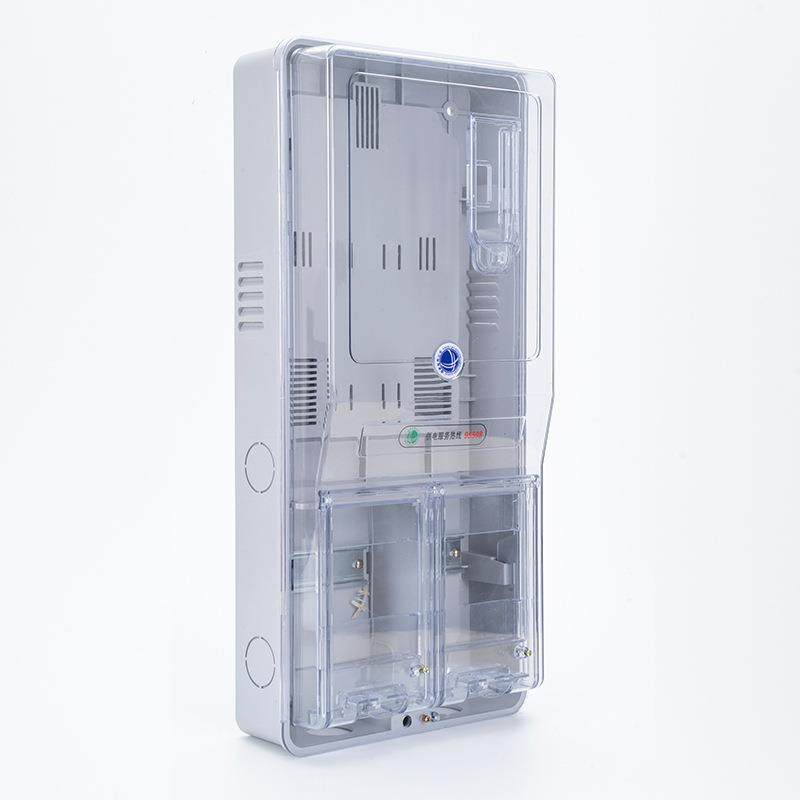 厂直供电表盒动配电力箱三项全塑明电表箱装1户室内配电全塑三项