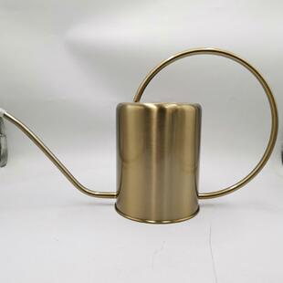 2柄升不锈钢洒水壶/传统淋花IXJ//长嘴浇花壶/花壶浇/圆壶手浇花