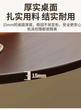 金香白色圆桌北欧郁休闲待商务洽谈接桌RPB台阳卧室边几简约奶茶