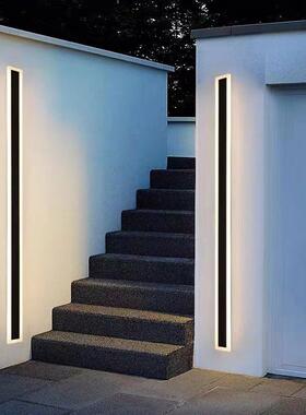 太壁阳能户外长条灯防水简约室外墅别花园背景院墙TXBD201庭灯极