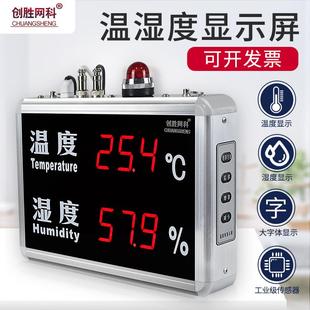 HT515B 创胜科工业温湿度计高精准室内 温度湿度显示A屏IRZ网CS
